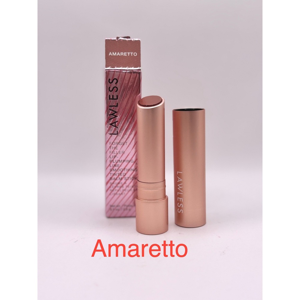 Lawless Forget The Filler Lip Plumping Balm Stick Amaretto NIB